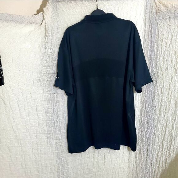 Nike Men's Fit-Dry Black Polo Shirt Size XL - Picture 2 of 8